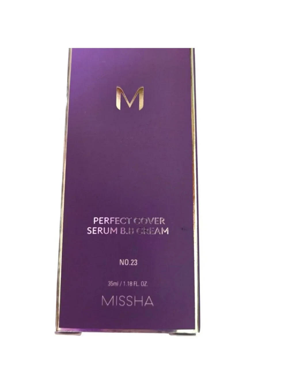 Missha M Perfect Cover Serum BB Cream #23 Natural Beige 35ML 1.18 oz Make Up